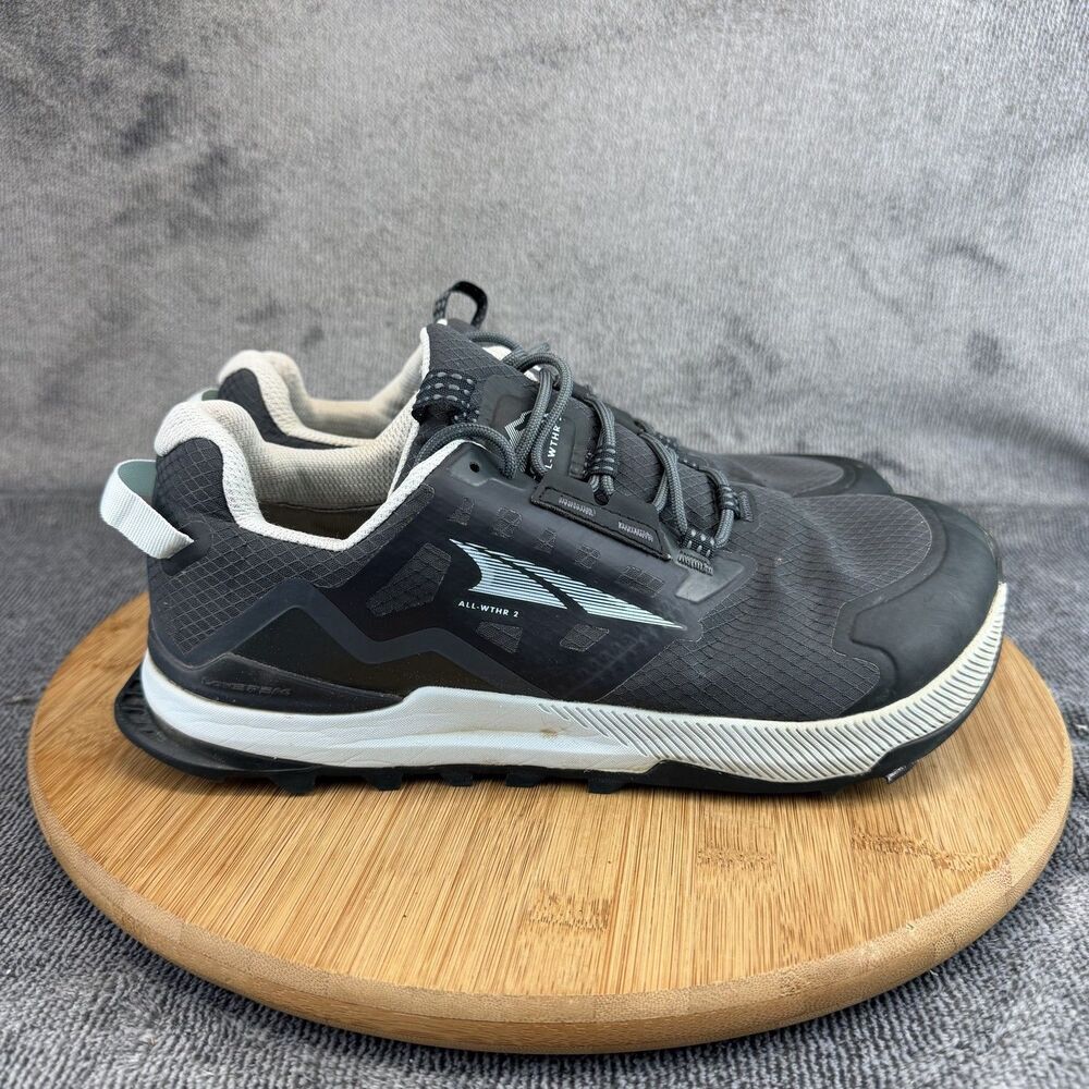 Altra Lone Peak All-Wthr 2 Shoes Womens Size 8 Black Trail Sneakers AL0A7R7I000